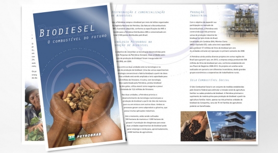 Folder Biodiesel – Petrobras.