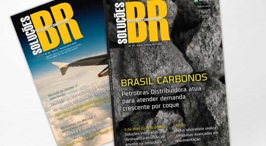 Edição e Diagramação da revista Soluções BR para a BR Distribuidora