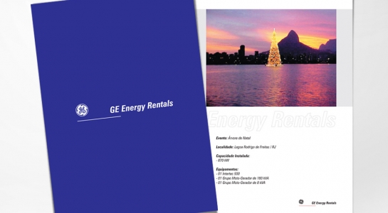 Portfólio para a GE Energy Rentals